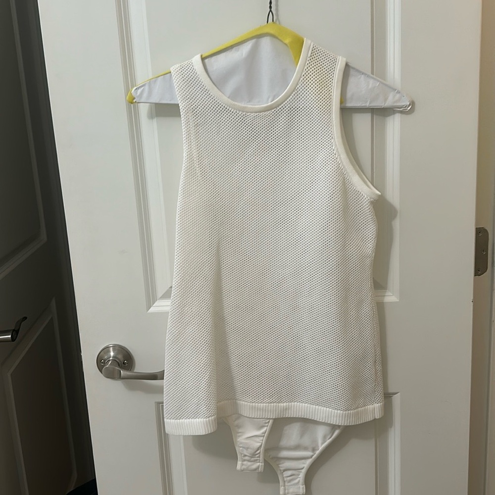 Tibi Mesh Bodysuit